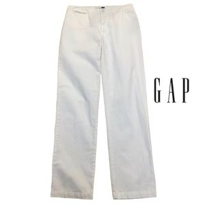Vintage GAP Bootcut Jeans, Low Rise, White Denim, Sz 8 Reg Unworn NWOT